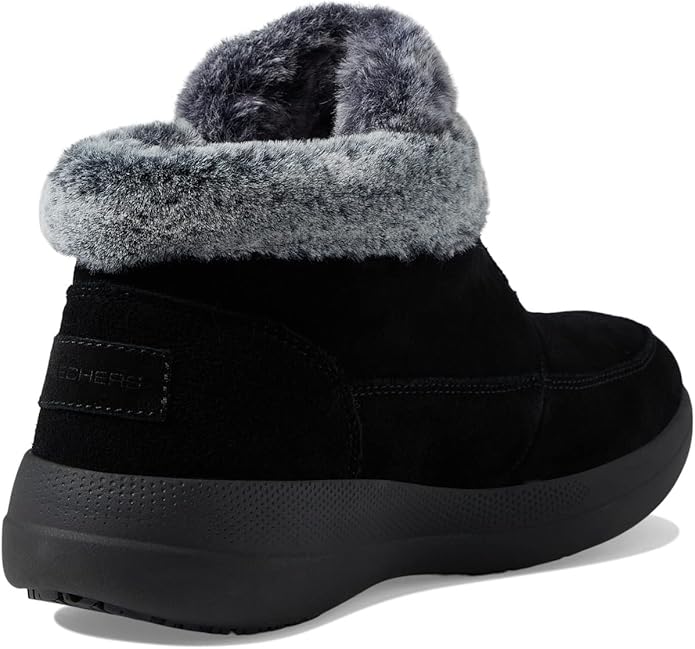 SKECHERS GO WALK STABILITY BOOT RENEW - BLACK/GREY