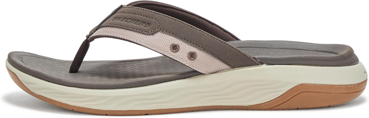SKECHERS RELAXED FIT SILVA FALCO - BROWN