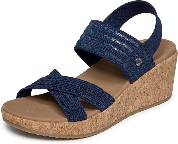 SKECHERS ARCH FIT BEVERLEE 2.0 BALI VIBES - NAVY