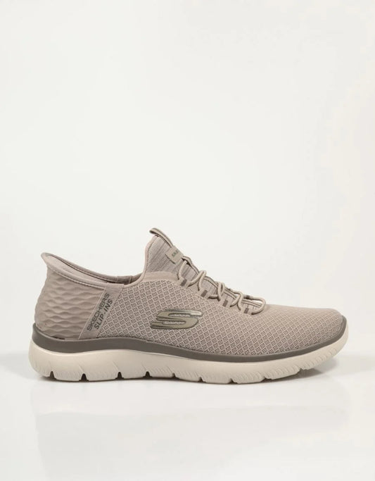 SKECHERS MENS SUMMITS HIGH RANGE SLIP INS - TAUPE