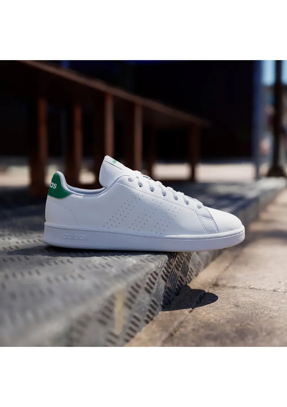 ADIDAS ADVANTAGE 2.0 - WHITE/GREEN