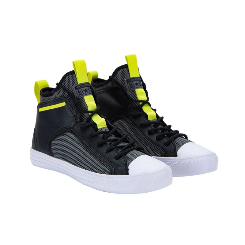 CONVERSE CHUCK TAYLOR ALL STAR ULTRA MID - BLACK/IRON GREY/LASER LEMON