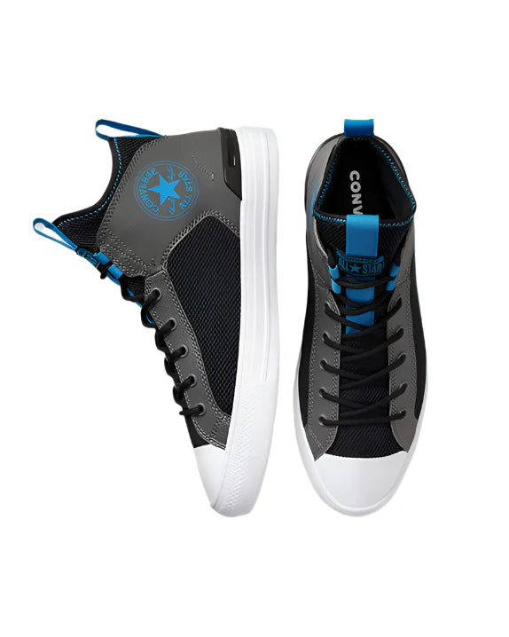 CONVERSE CHUCK TAYLOR ALL STAR ULTRA MID - BLACK/CYBER GREY/DIAL UP BLUE