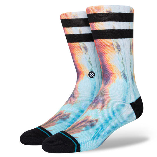 STANCE QUICK DIP CREW SOCKS - BLUE/MULTI