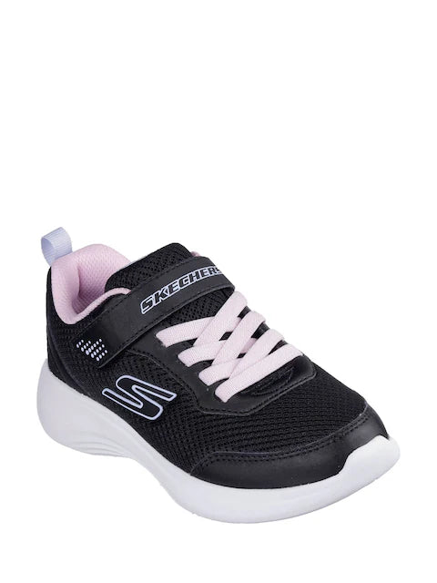 SKECHERS KIDS SELECTORS REST ACHIEVED - BLACK/PINK