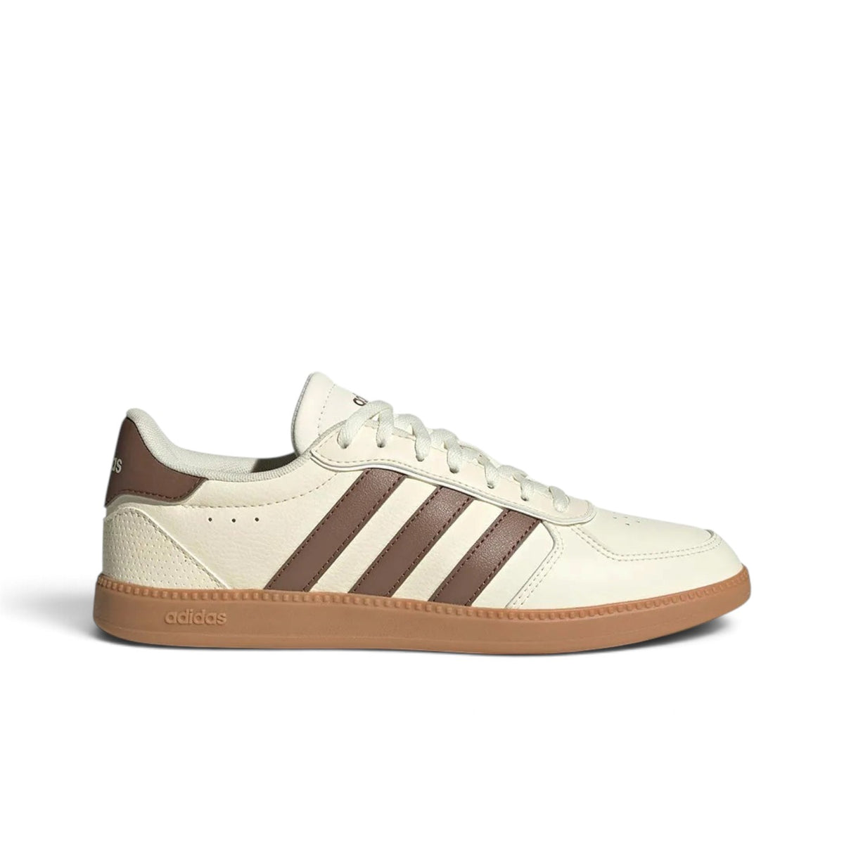 ADIDAS WOMENS BREAKNET SLEEK - Cream White / Preloved Brown / Gum