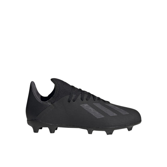 ADIDAS KIDS X 19.3 FIRM GROUND - BLACK/BLACK/SILVER