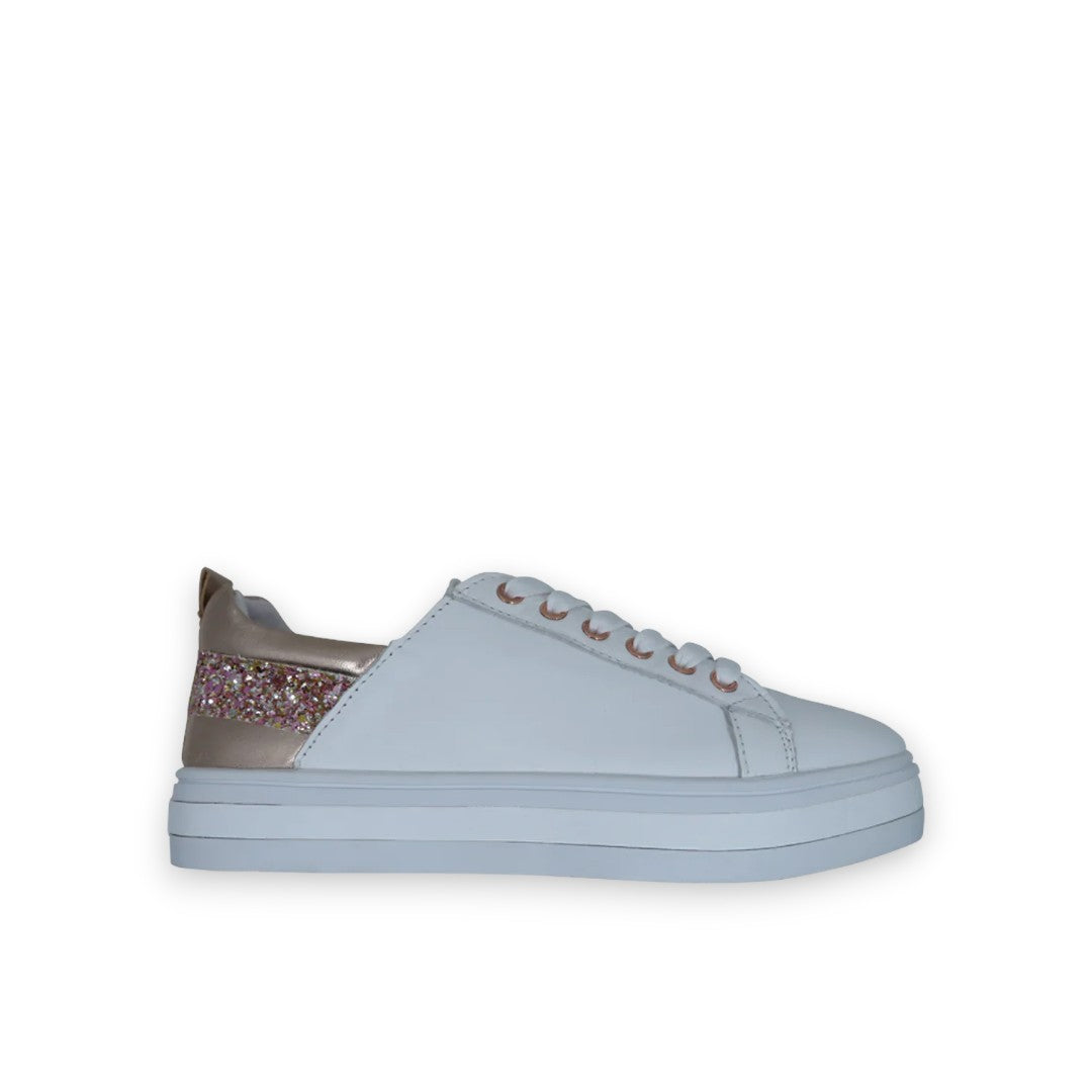 ALFIE & EVIE PIPER - WHITE/ROSE GOLD