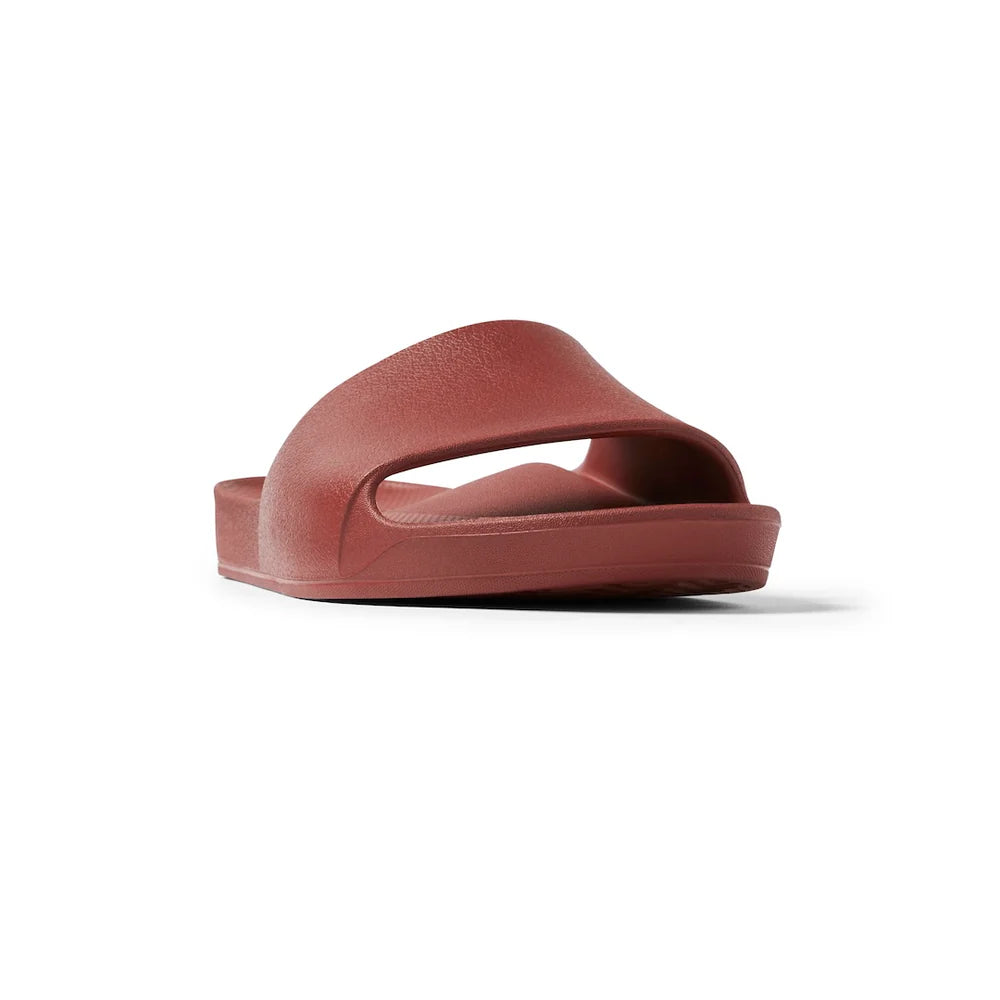 ARCHIES ARCH SUPPORT SLIDES - SANGRIA RED