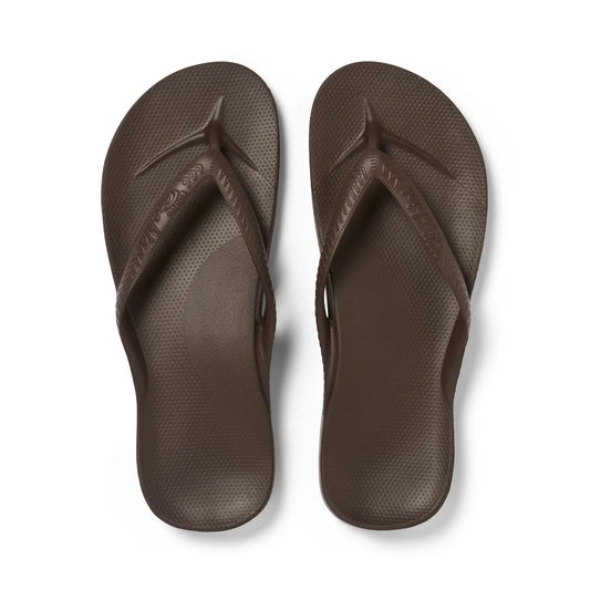 ARCHIES ARCH SUPPORT JANDALS - BROWN