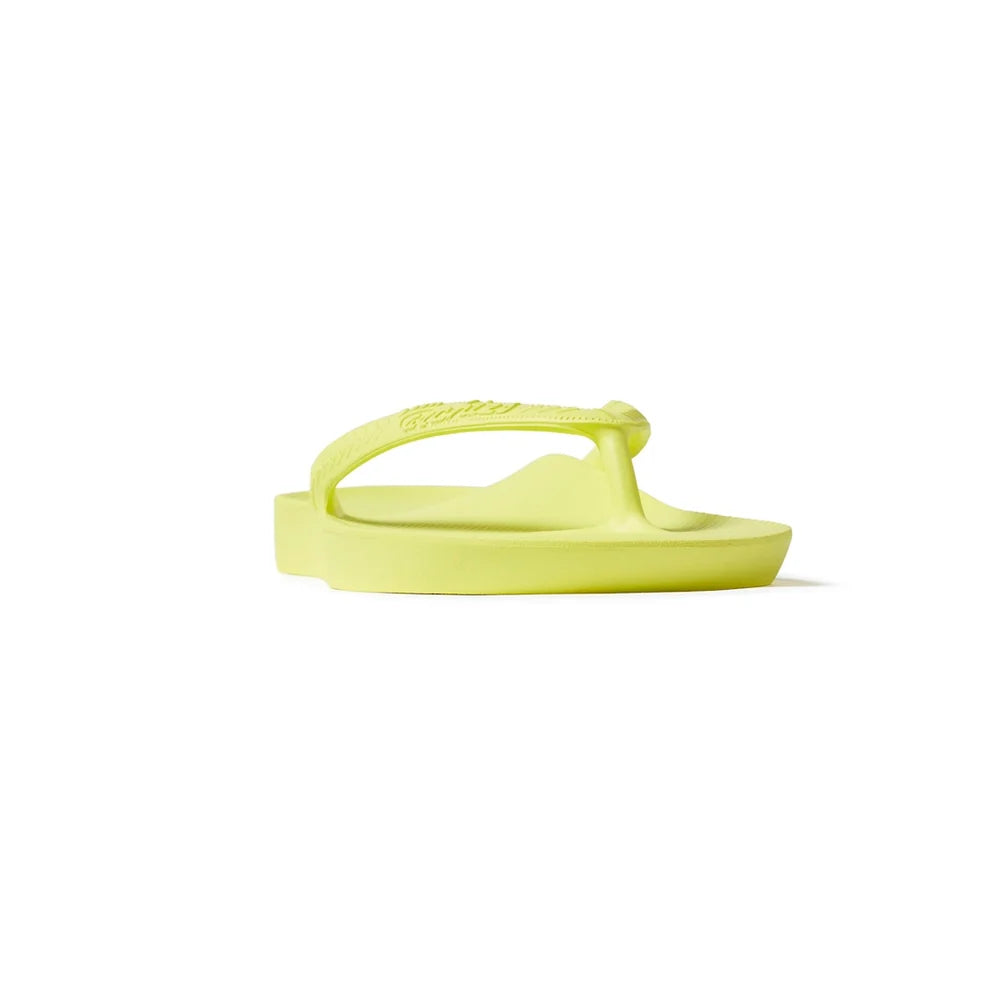 ARCHIES ARCH SUPPORT JANDALS - LIMELIGHT