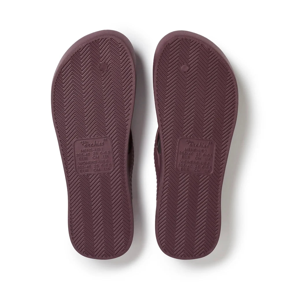 ARCHIES ARCH SUPPORT JANDALS - NIGHTSHADE