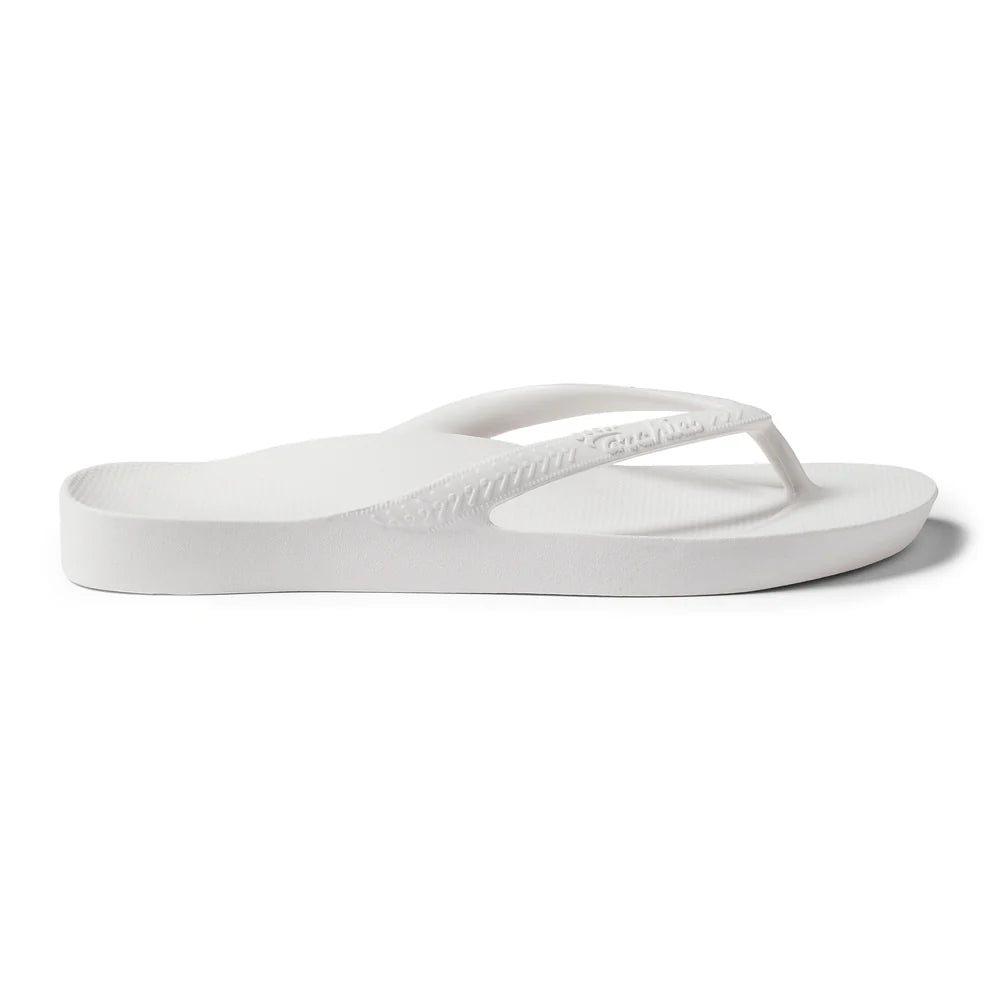ARCHIES ARCH SUPPORT JANDALS - WHITE