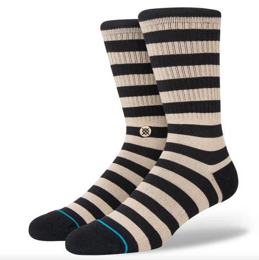 STANCE BRETON SOCKS - TAUPE/BLACK
