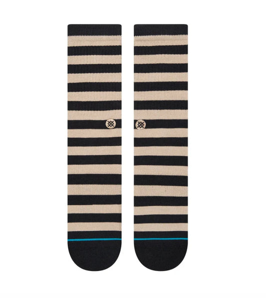 STANCE BRETON SOCKS - TAUPE/BLACK