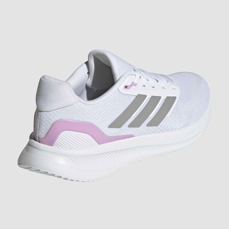 ADIDAS WOMENS RUNFALCON 5 - Cloud White / Grey Strata / Core Black
