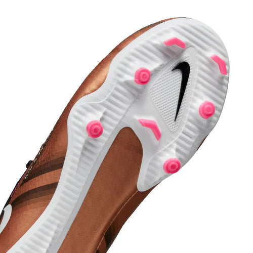 NIKE KIDS PHANTOM GT2 ACADEMY FG/MG - METALLIC COPPER