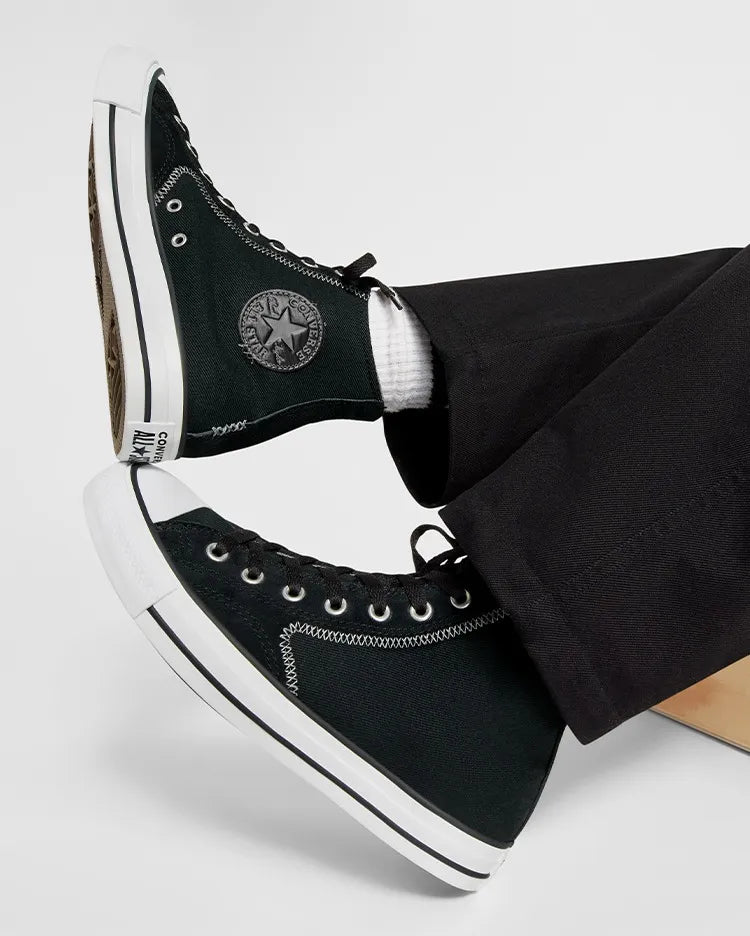 CONVERSE CHUCK TAYLOR ALL STAR HI - BLACK/ORIGIN STORY/BLACK