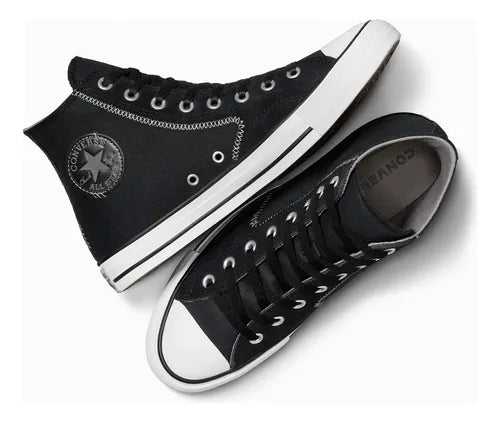 CONVERSE CHUCK TAYLOR ALL STAR HI - BLACK/ORIGIN STORY/BLACK