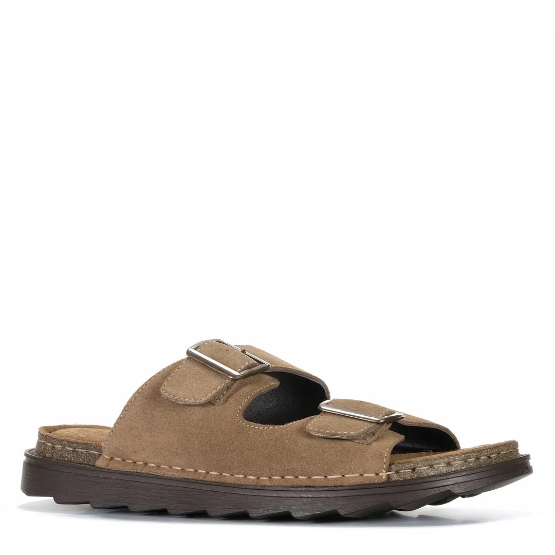 HUSH PUPPIES IRVIN - TAUPE SUEDE