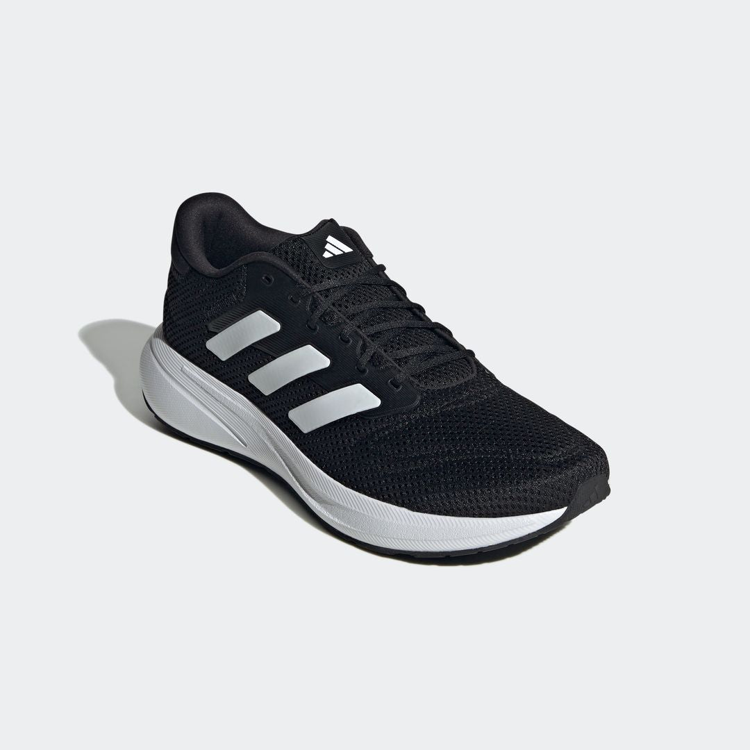 ADIDAS MENS RESPONSE RUNNER U - BLACK/WHITE