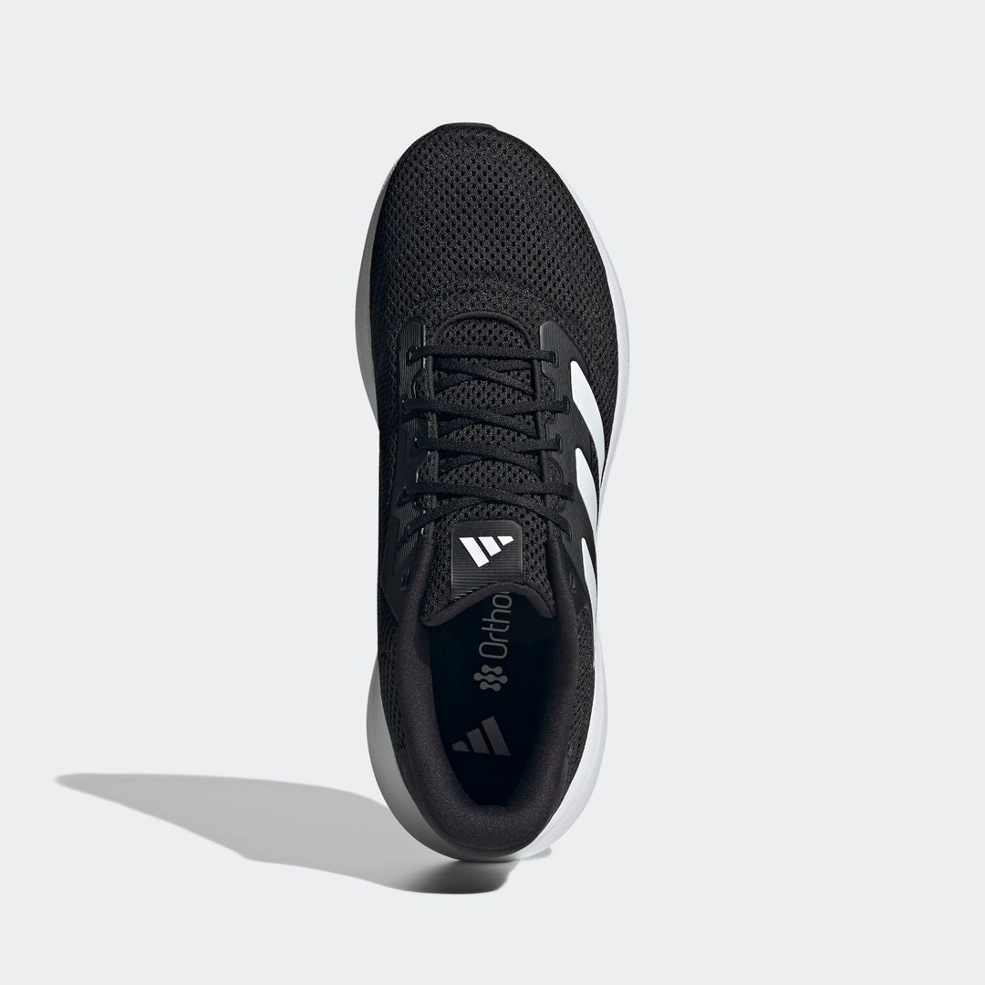 ADIDAS MENS RESPONSE RUNNER U - BLACK/WHITE