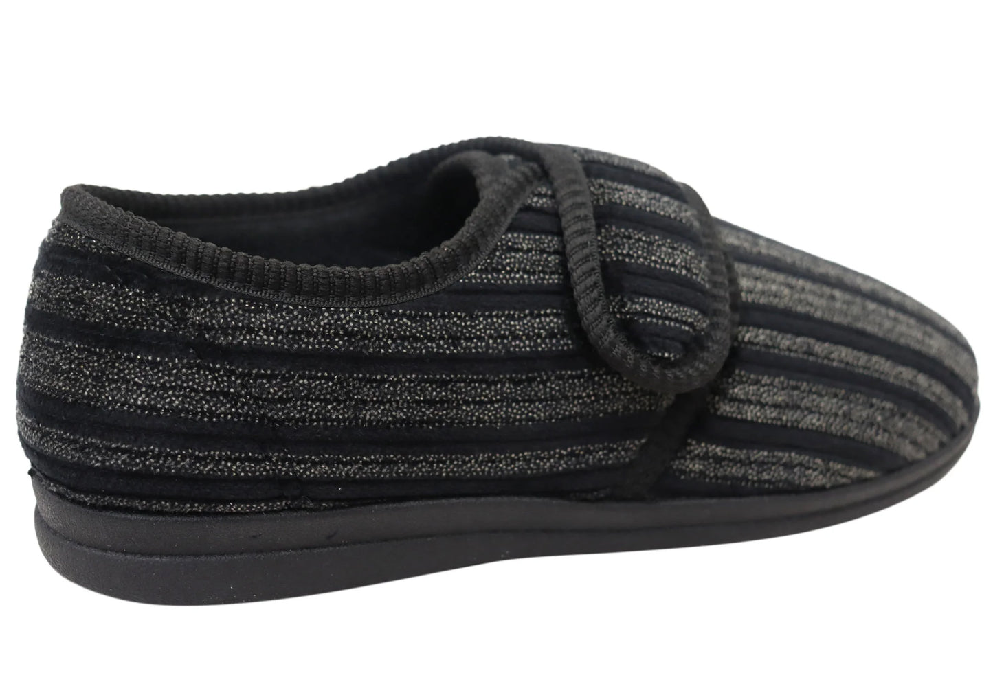 GROSBY MENS THURSTON SLIPPERS - BLACK