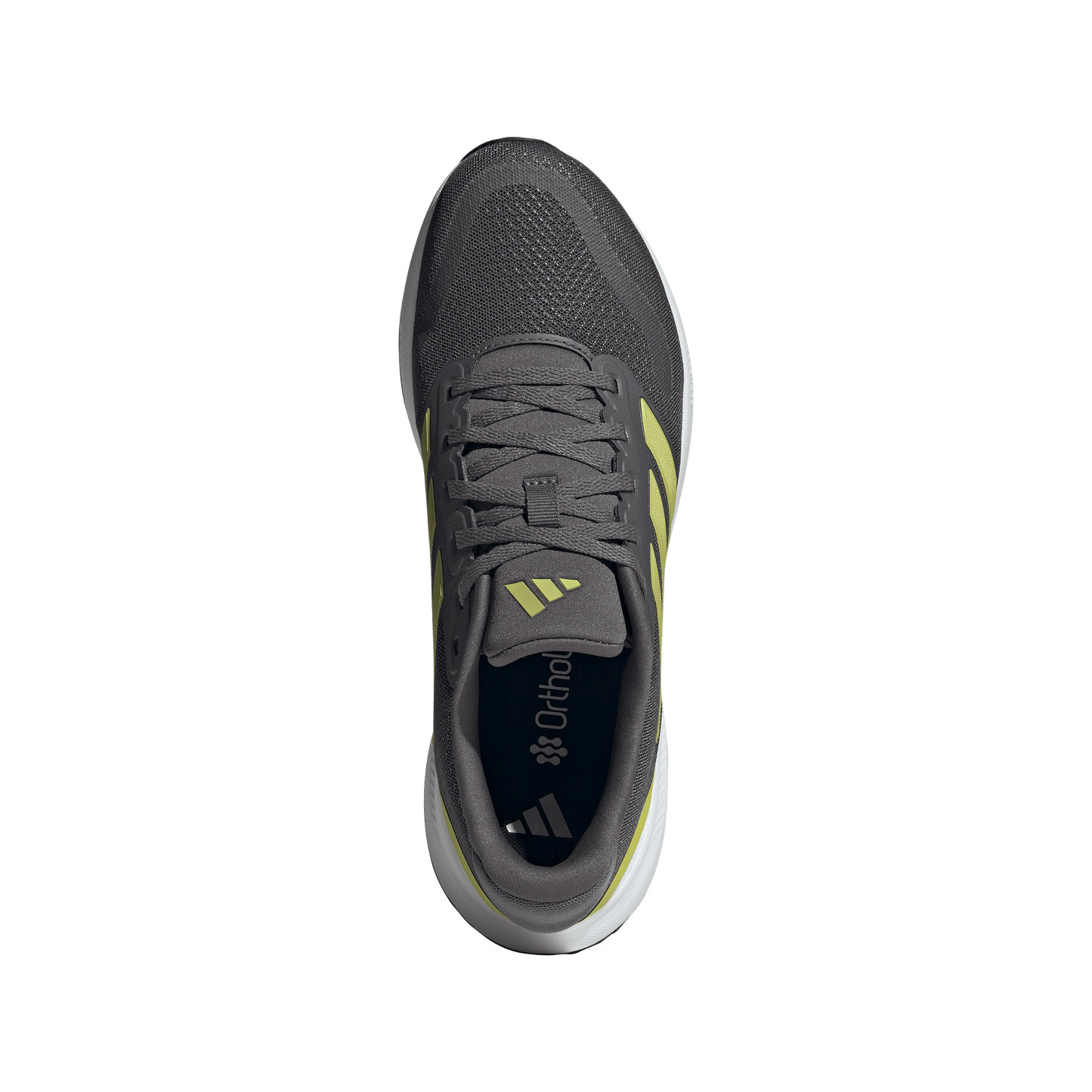 ADIDAS MENS RUNFALCON 5 - Grey Five / Preloved Lime / Cloud White