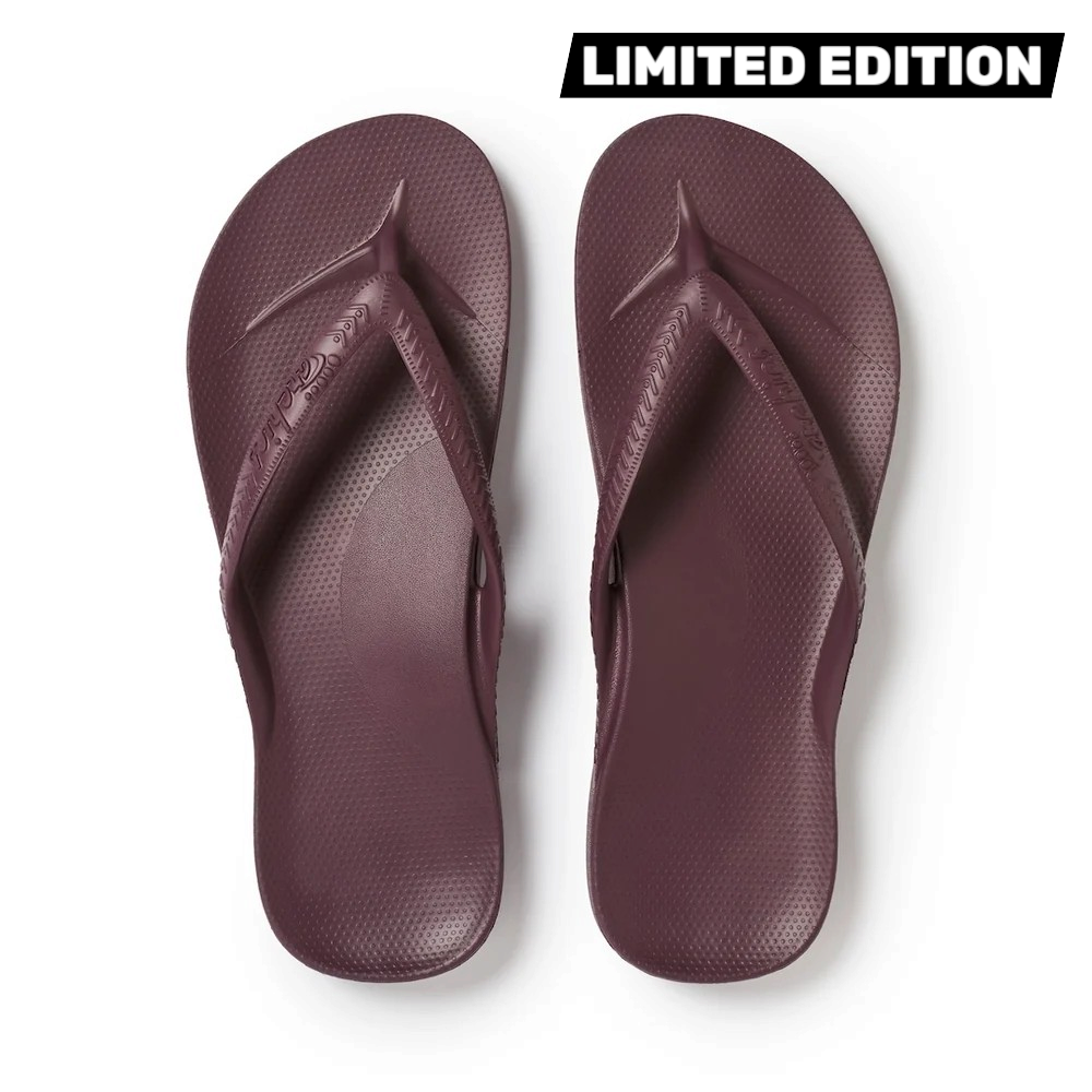ARCHIES ARCH SUPPORT JANDALS - NIGHTSHADE