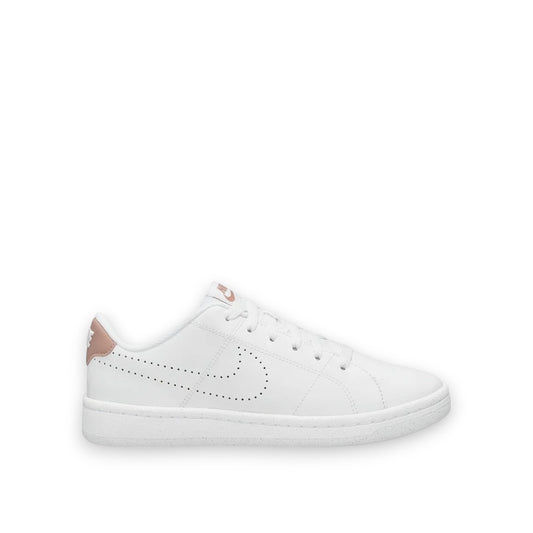 NIKE WOMENS COURT ROYALE 2 NN - WHITE/ROSE WHISPER-VOLT-BLACK