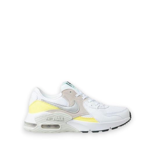 NIKE WOMENS AIR MAX EXCEE - WHITE/MTLC PLATINUM-LT ZITRON