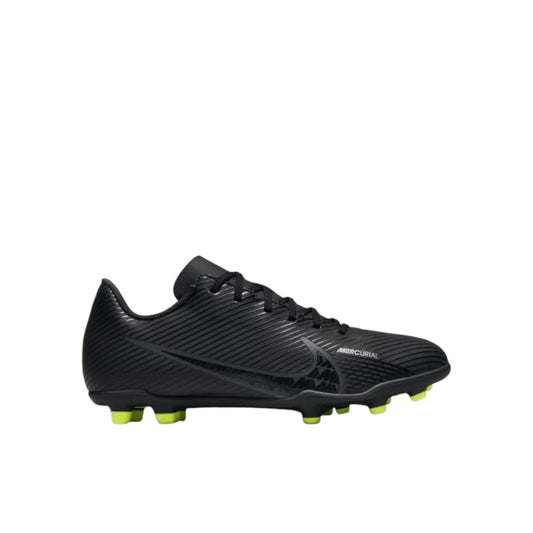 NIKE KIDS JR 15 CLUB FG/MG - BLACK/ DARK SMOKE GREY