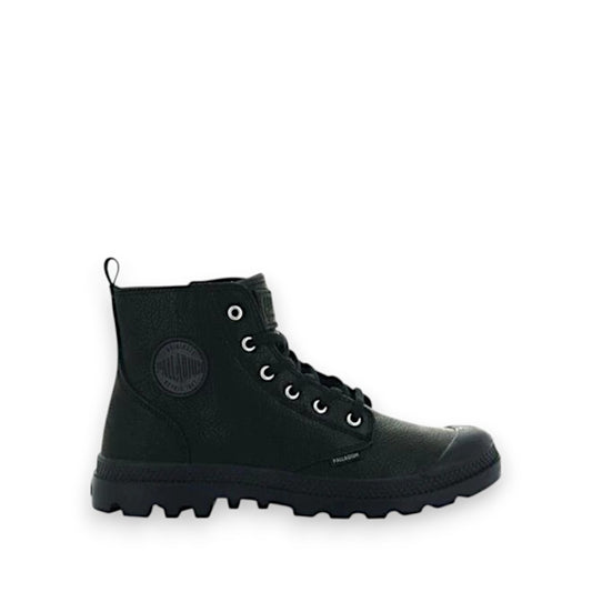 PALLADIUM WOMENS PAMPA HI - BLACK/BLACK