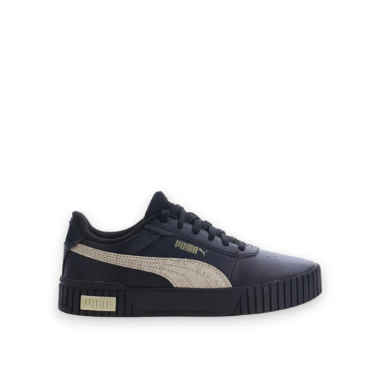 PUMA WOMENS CARINA 2.0 SPACE METALLICS - BLACK/GOLD