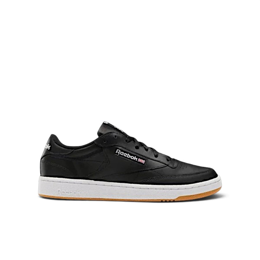 REEBOK CLUB C 85 - Intense Black / White-Gum