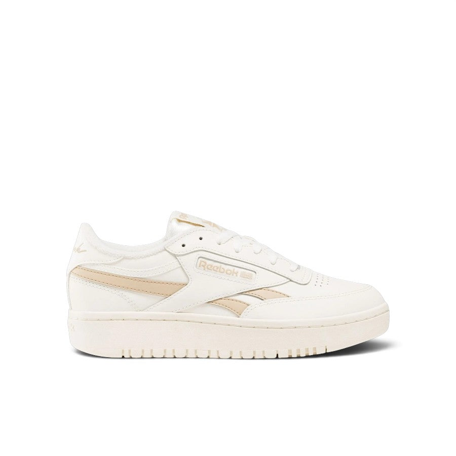 REEBOK WOMENS CLUB C DOUBLE REVENGE - BEIGE/WHITE