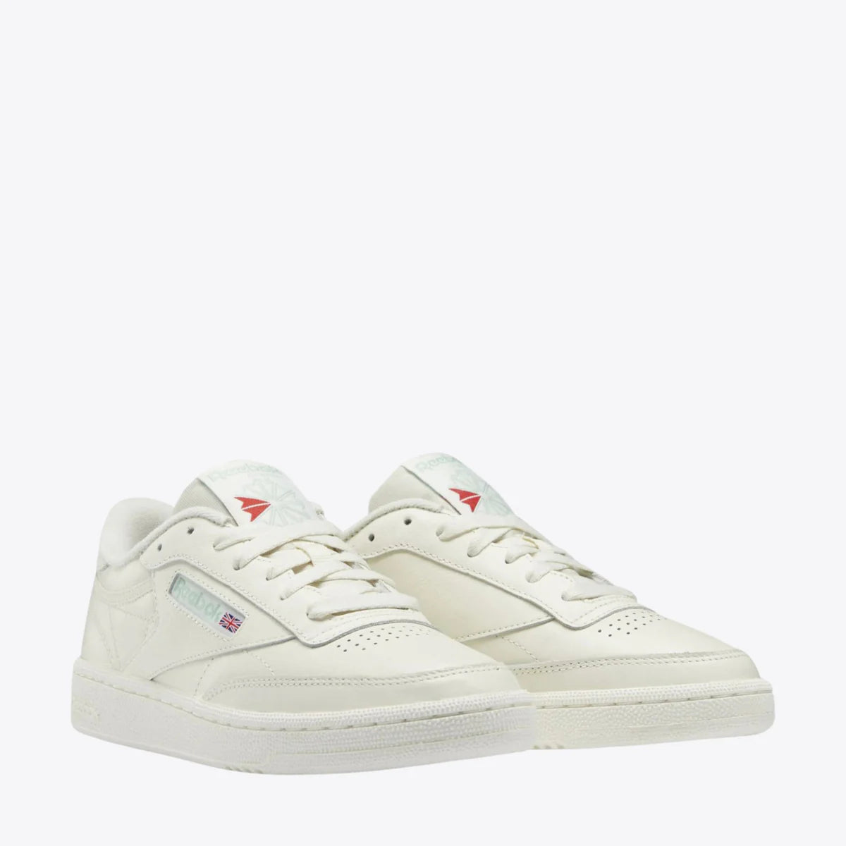REEBOK WOMENS CLUB C 85 - CHALK/CHALK/SAGE