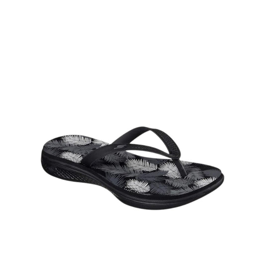 SKECHERS WOMENS H2 GOGA LAGOON - BLACK/GREY