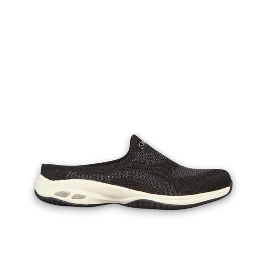 SKECHERS COMMUTE TIME IN KNIT TO WIN - BLACK/WHITE