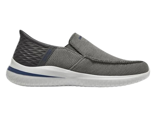 SKECHERS MENS DELSON 3.0 CABRINO - GRAY