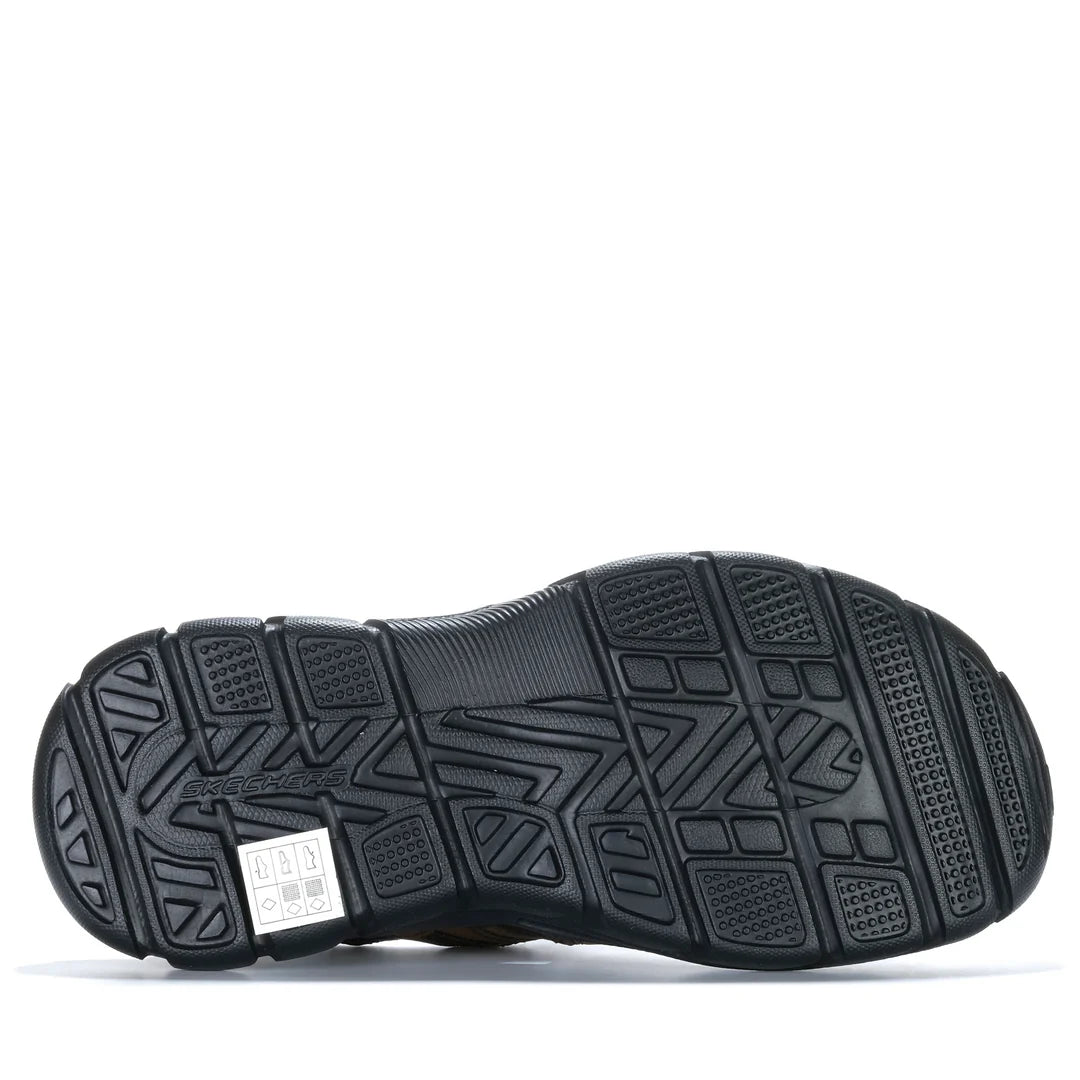 SKECHERS REVOLTED SLIP IN MERRICK - DARK BROWN