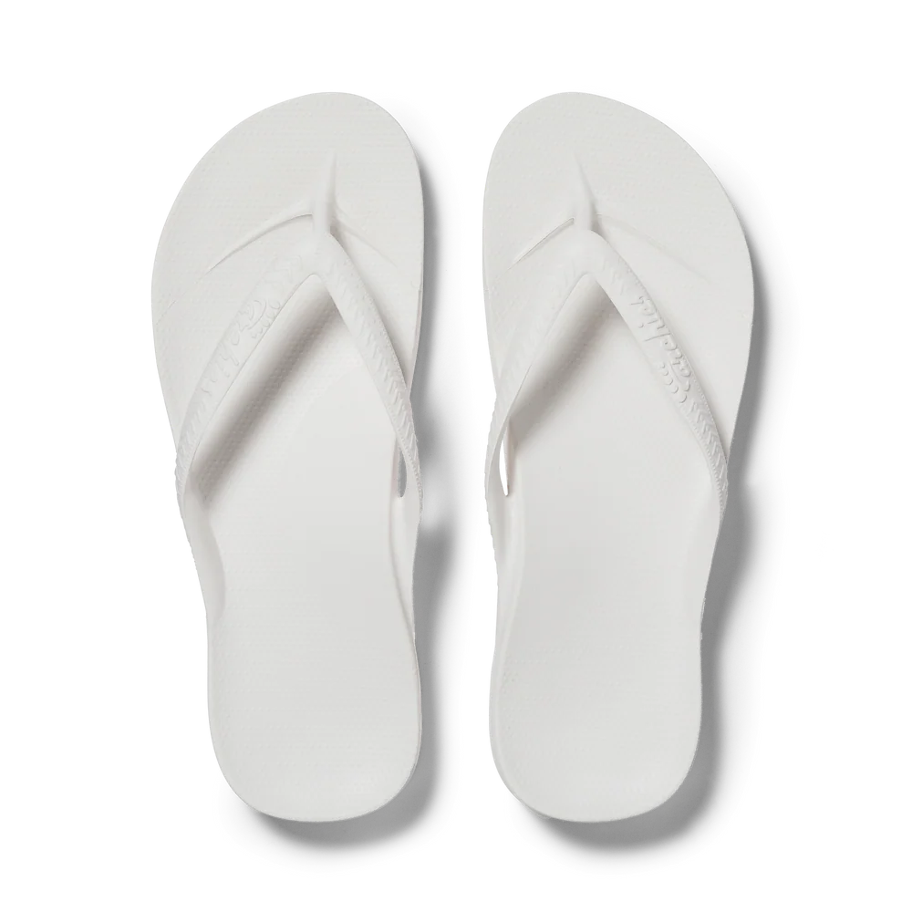 ARCHIES ARCH SUPPORT JANDALS - WHITE
