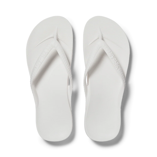 ARCHIES ARCH SUPPORT JANDALS - WHITE
