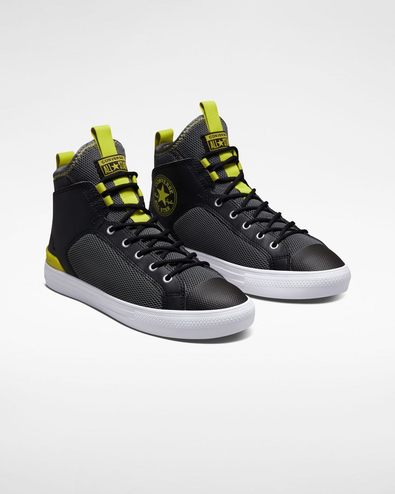 CONVERSE Converse Chuck Taylor All Star Ultra Mid - Black/Cyber Grey/Bright Bud