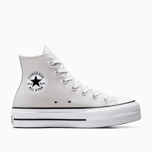 CONVERSE WOMENS CHUCK TAYLOR ALL STAR LIFT PLATFORM HI - BARELY GREY/WHITE/BLACK