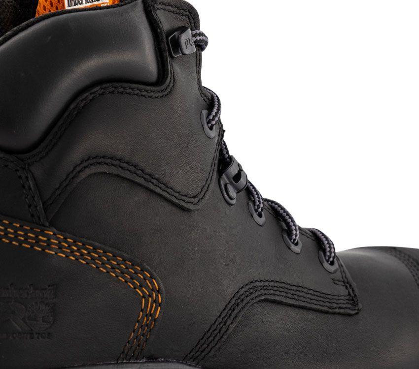 TIMBERLAND PRO HELIX HD 6-INCH COMPOSITE TOE WORK BOOT - BLACK