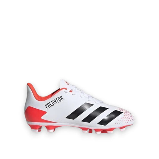 ADIDAS KIDS PREDATOR 20.4 FXG - WHITE/BLACK/POP