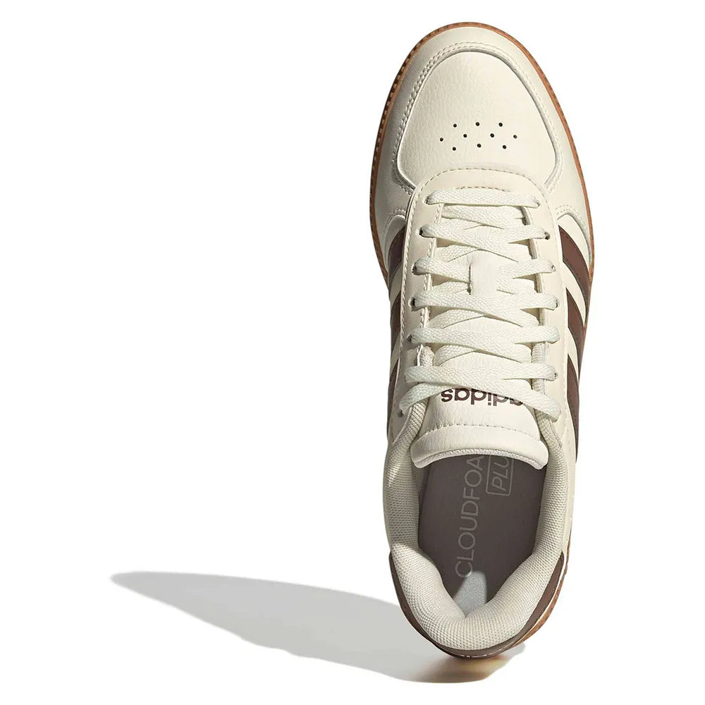 ADIDAS WOMENS BREAKNET SLEEK - Cream White / Preloved Brown / Gum