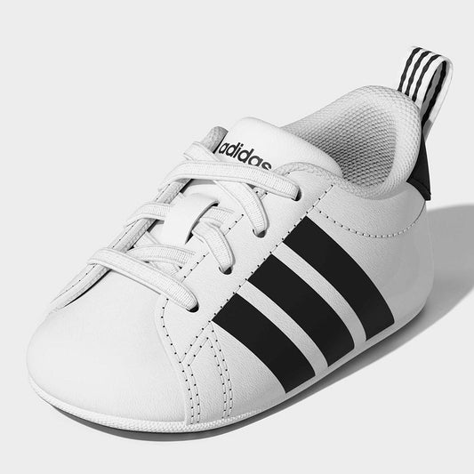 ADIDAS INFANT GRAND COURT CRIB - Cloud White / Black