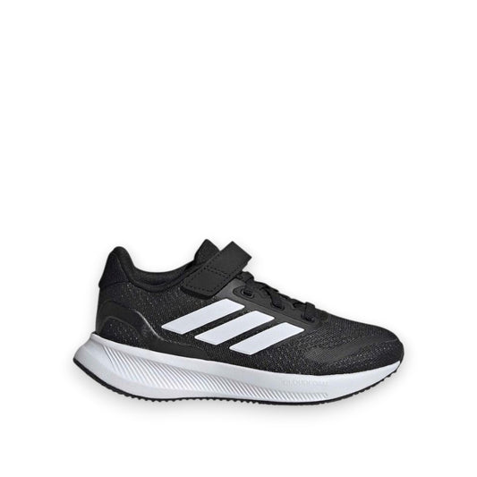 ADIDAS KIDS RUNFALCON 5 ELASTIC - BLACK/WHITE
